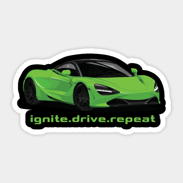 mcLaren 720S Sticker by Garage Buds